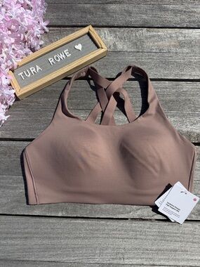 Lululemon Energy Bra High Support 36D Ashen Rose NWT LW2CVES sports bra